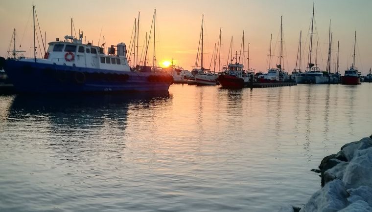 Atardecer en la bahía